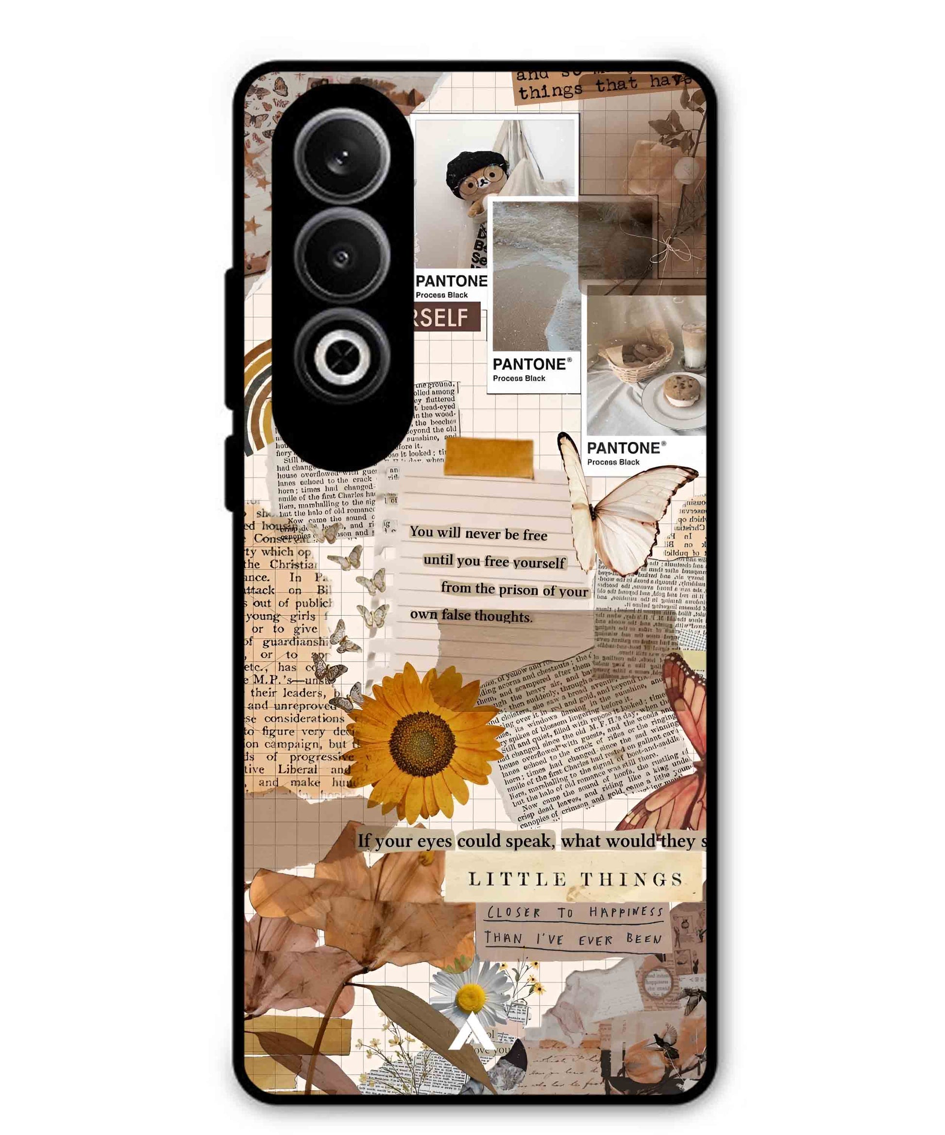 Little Things Metal Back Cover Phone Case for Oppo K12