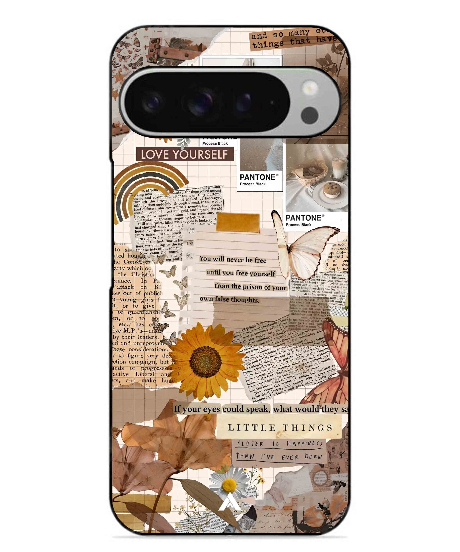 Little Things Metal Back Cover Phone Case for Pixel 9 Pro