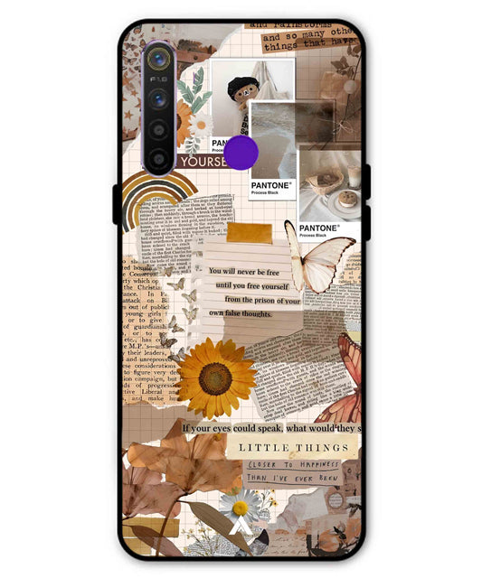 Little Things Metal Back Cover Phone Case for Realme 5