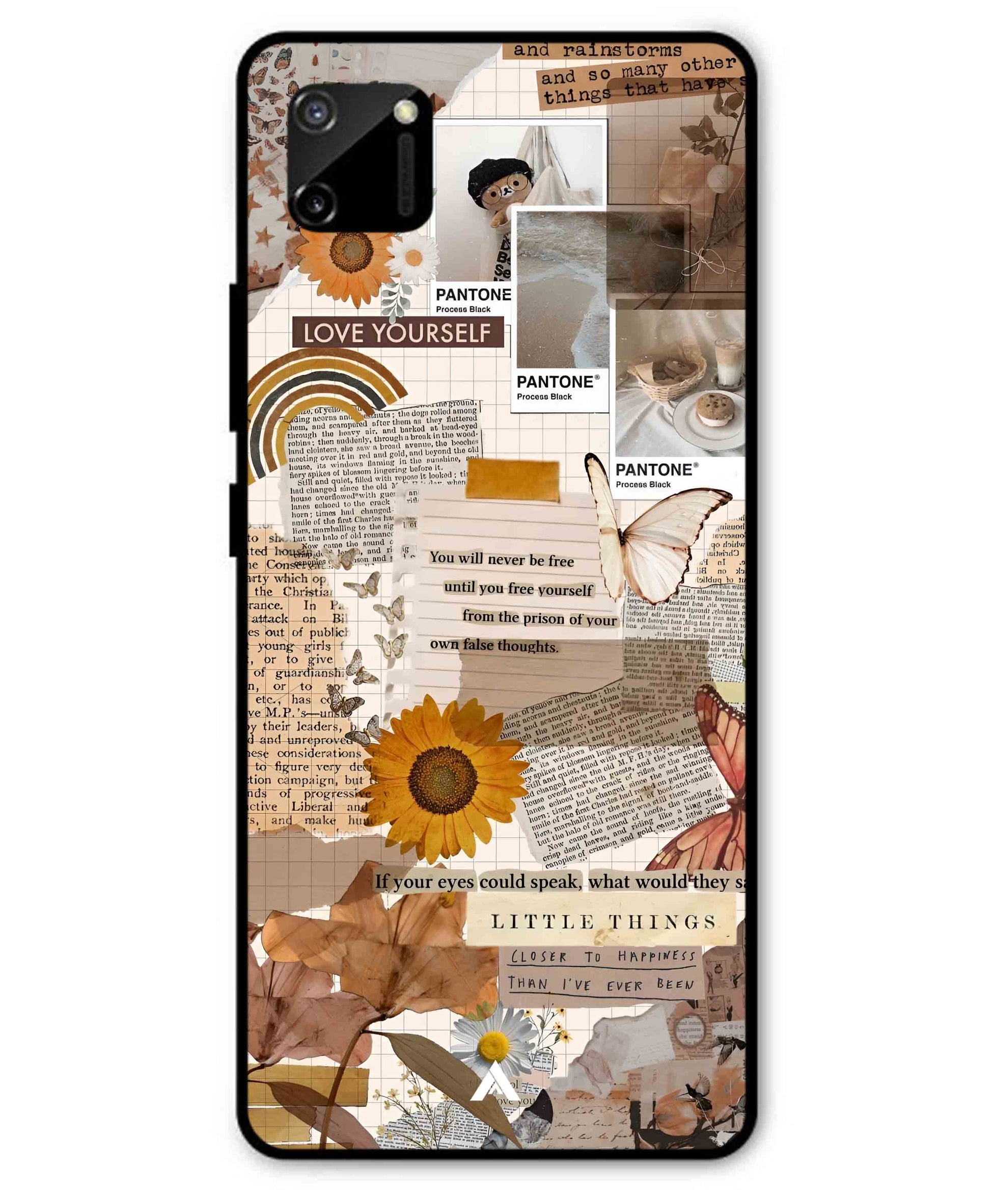 Little Things Metal Back Cover Phone Case for Realme C11