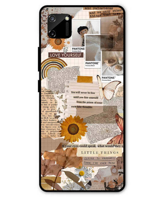 Little Things Metal Back Cover Phone Case for Realme C11