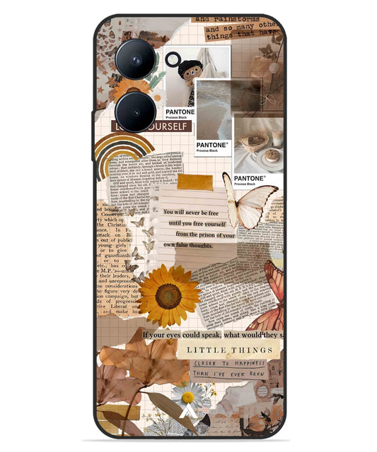 Little Things Metal Back Cover Phone Case for Realme C33