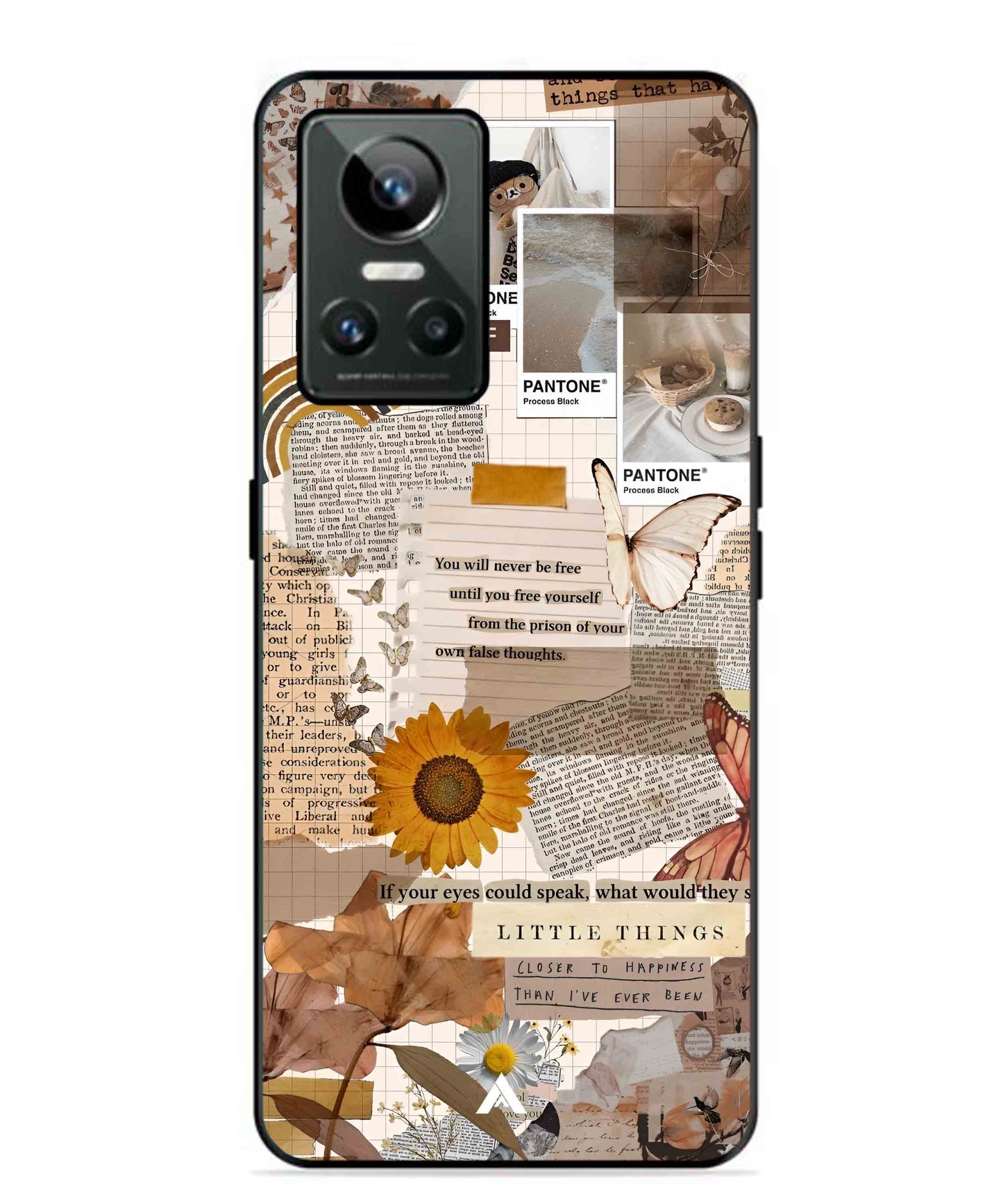 Little Things Metal Back Cover Phone Case for Realme GT Neo 3