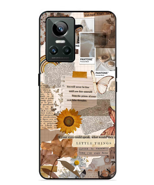 Little Things Metal Back Cover Phone Case for Realme GT Neo 3