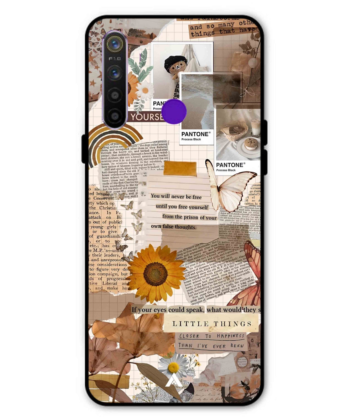 Little Things Metal Back Cover Phone Case for Realme Narzo 10