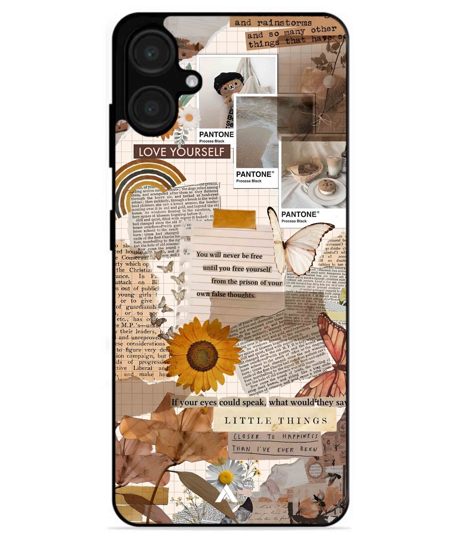 Little Things Metal Back Cover Phone Case for Samsung Galaxy A06
