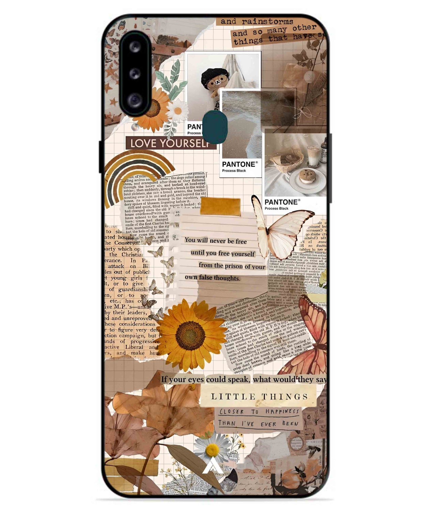 Little Things Metal Back Cover Phone Case for Samsung Galaxy A70s