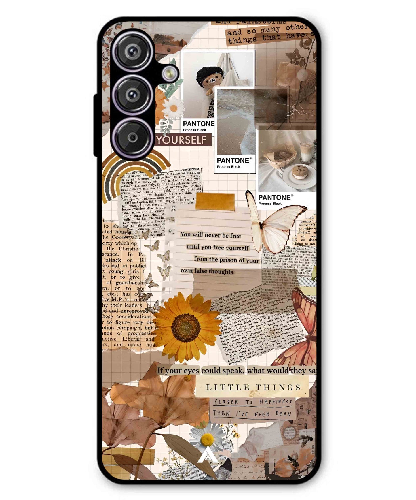 Little Things Metal Back Cover Phone Case for Samsung Galaxy F15
