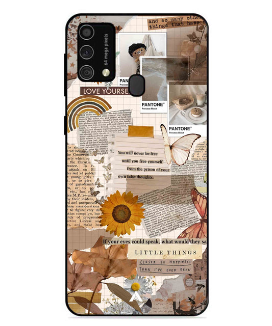 Little Things Metal Back Cover Phone Case for Samsung Galaxy F41