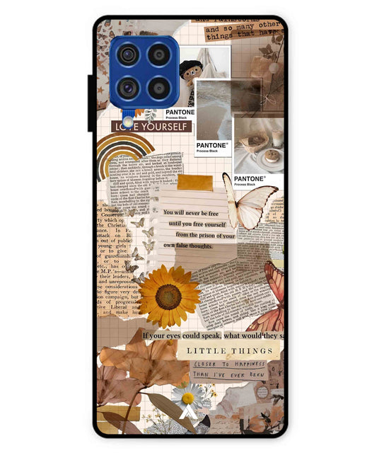 Little Things Metal Back Cover Phone Case for Samsung Galaxy F62