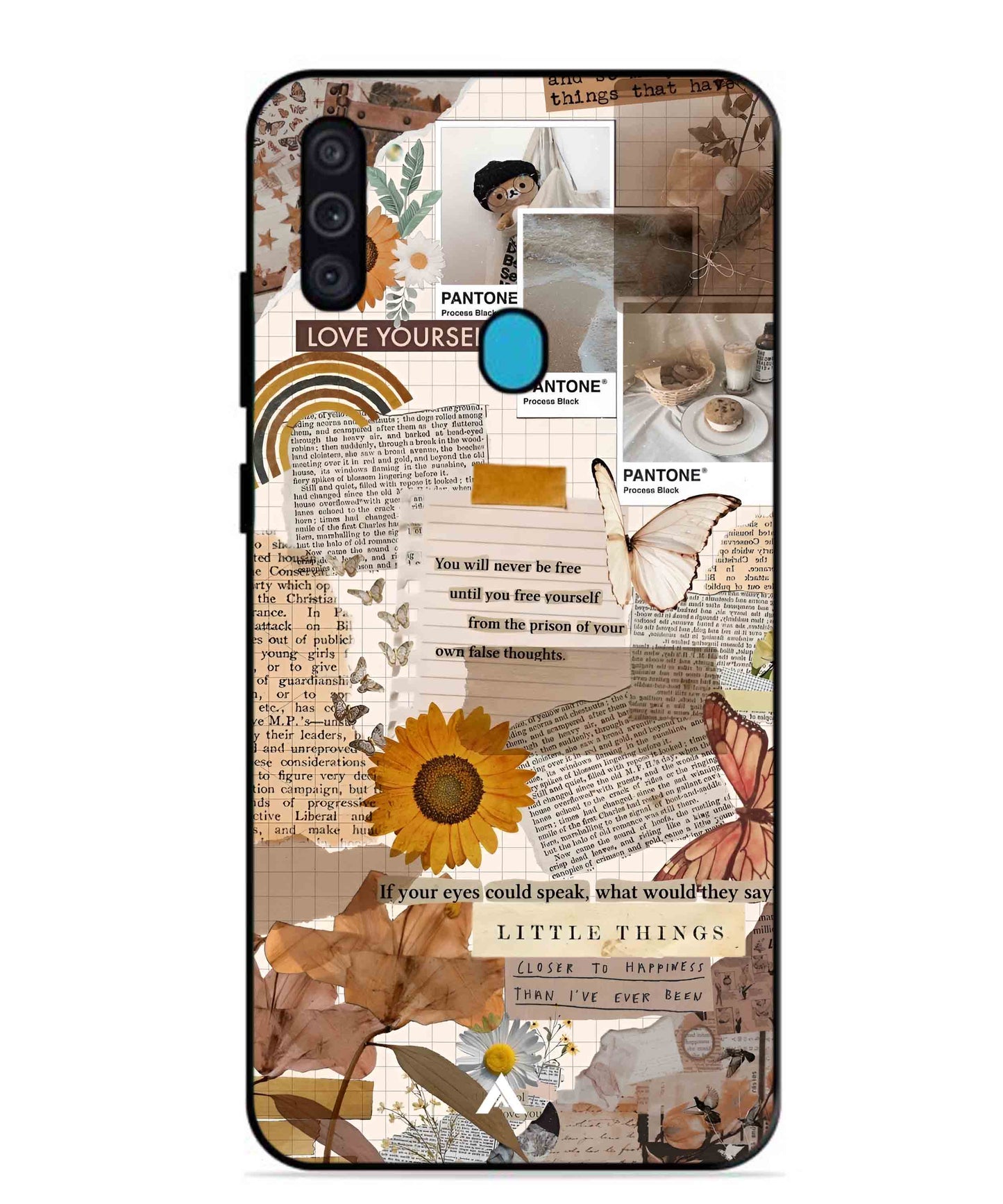 Little Things Metal Back Cover Phone Case for Samsung Galaxy M11