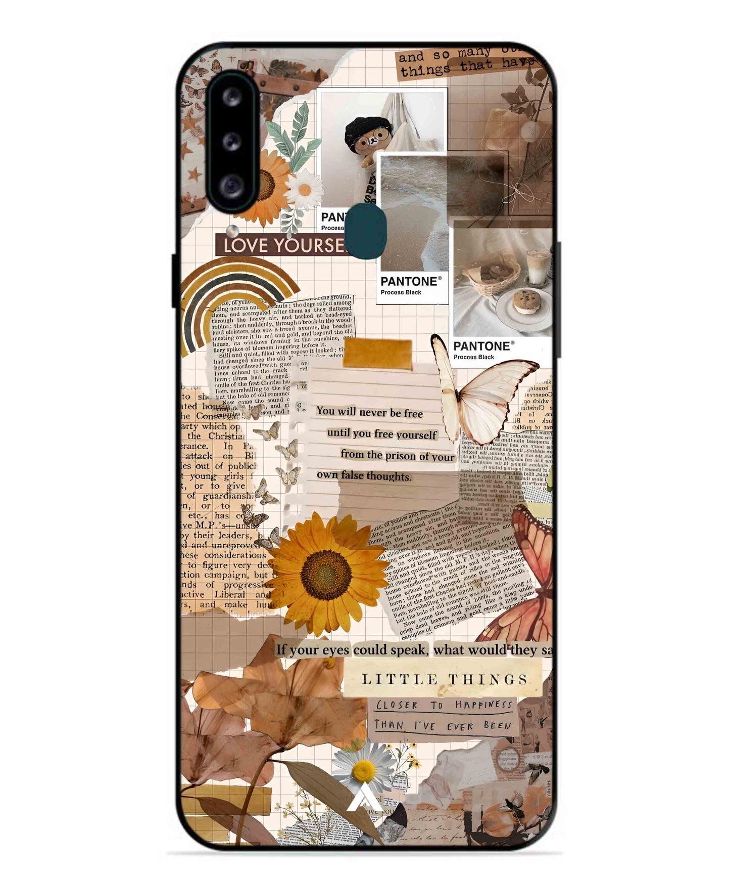 Little Things Metal Back Cover Phone Case for Samsung Galaxy M30