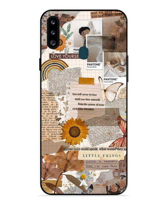 Little Things Metal Back Cover Phone Case for Samsung Galaxy M30