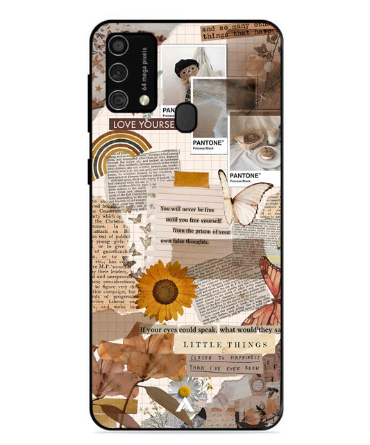 Little Things Metal Back Cover Phone Case for Samsung Galaxy M31