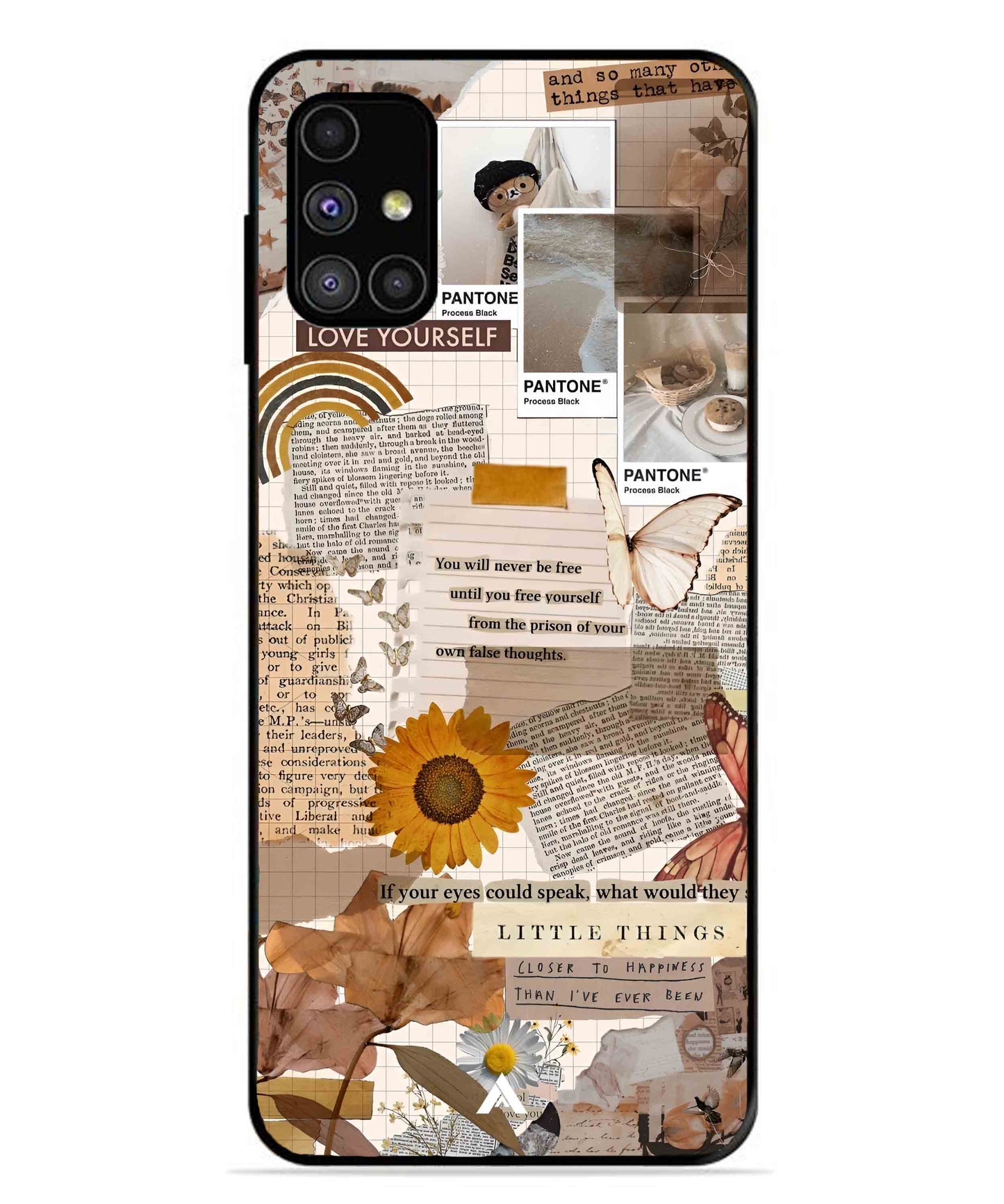 Little Things Metal Back Cover Phone Case for Samsung Galaxy M31s