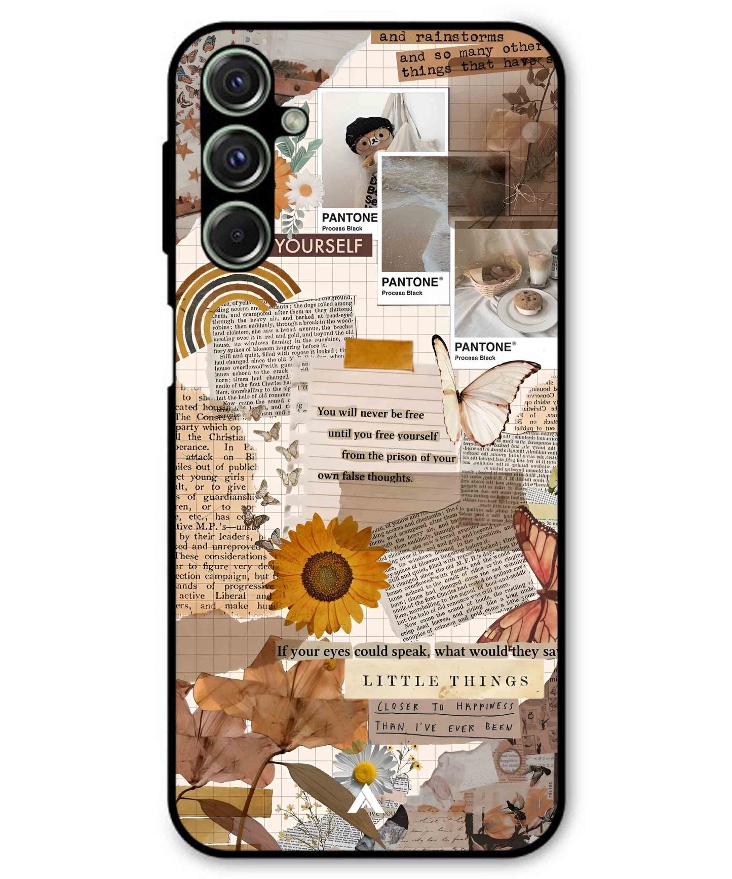 Little Things Metal Back Cover Phone Case for Samsung Galaxy M34