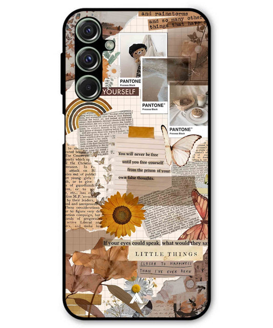 Little Things Metal Back Cover Phone Case for Samsung Galaxy M34