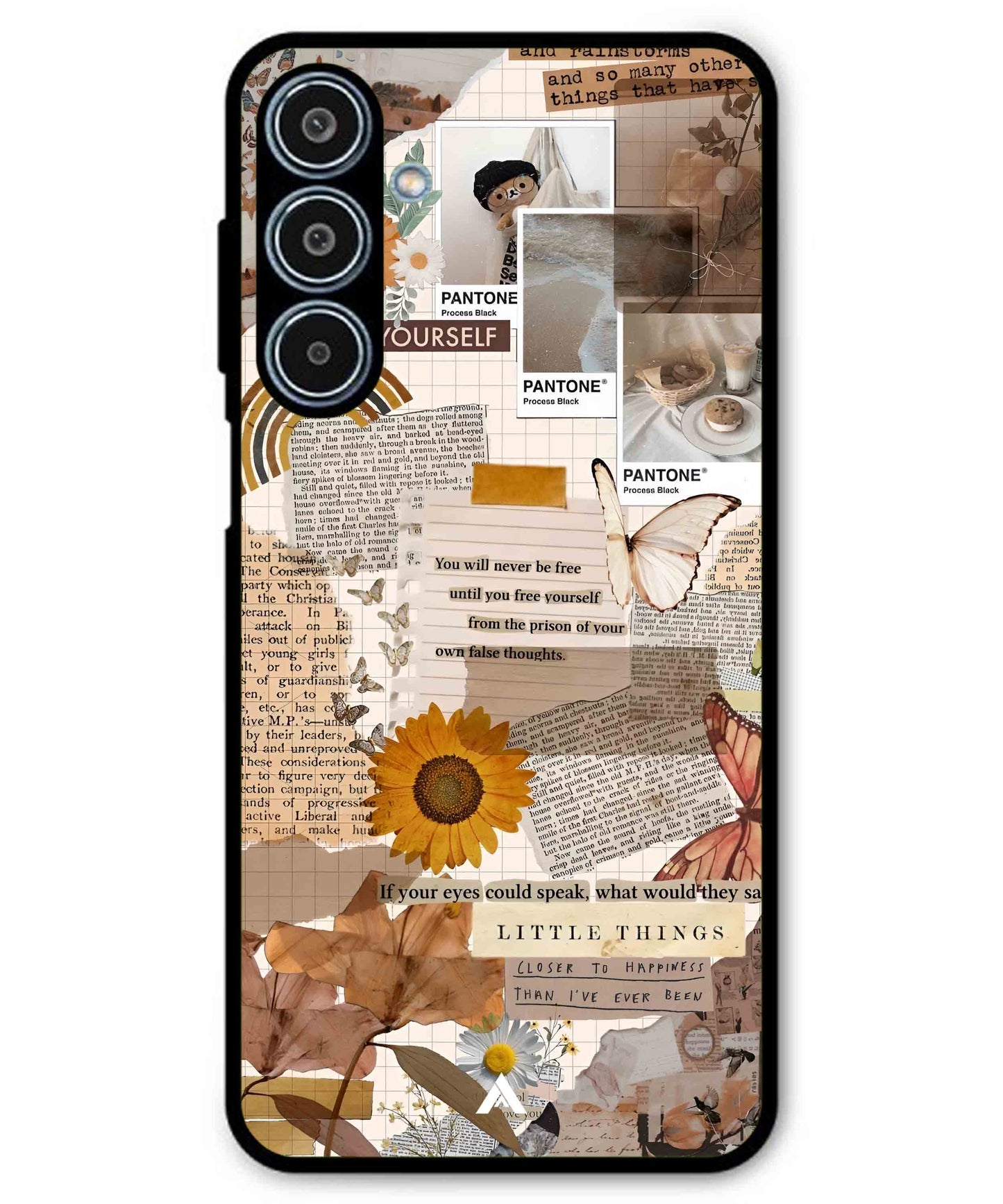 Little Things Metal Back Cover Phone Case for Samsung Galaxy M35