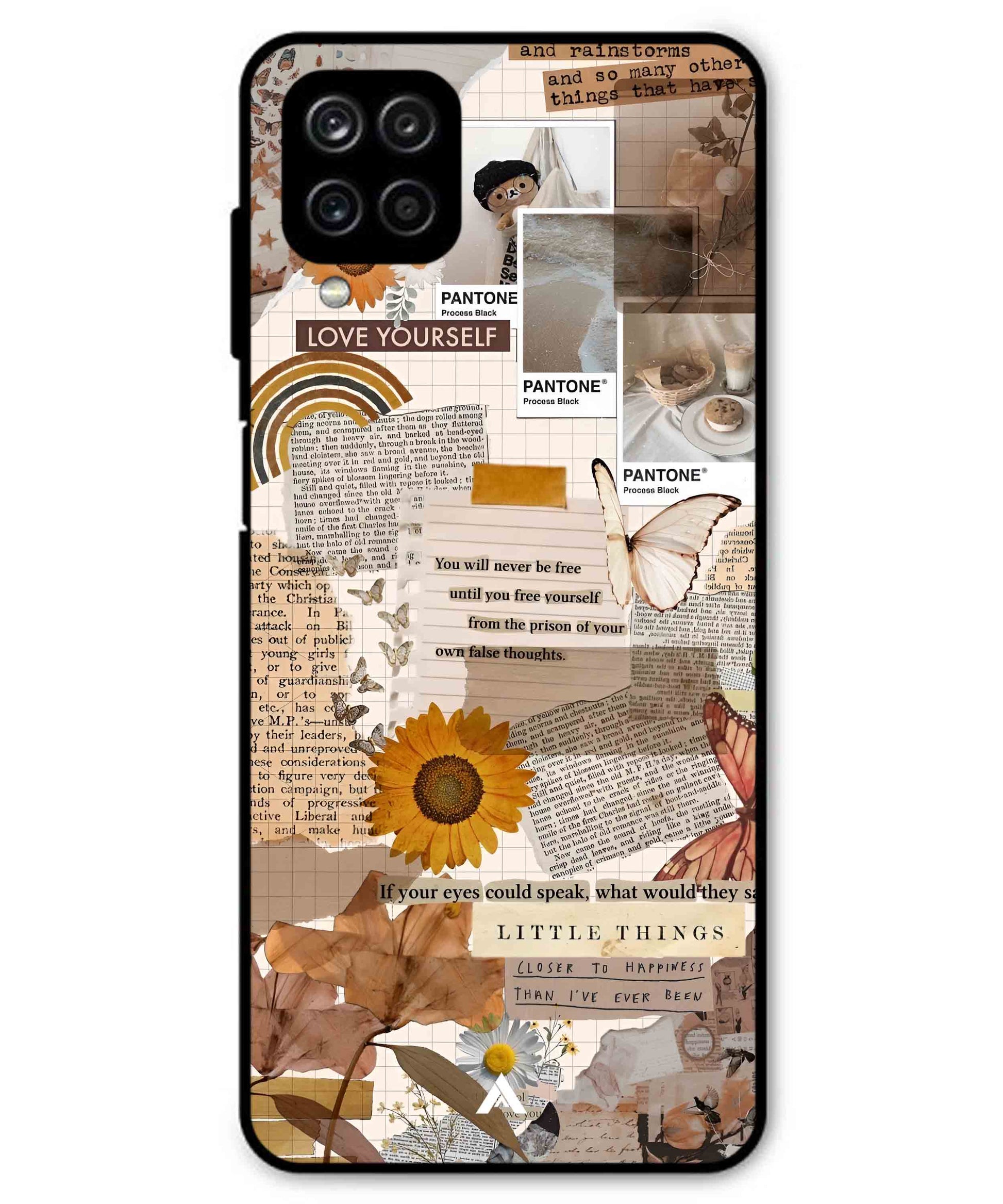 Little Things Metal Back Cover Phone Case for Samsung Galaxy M42