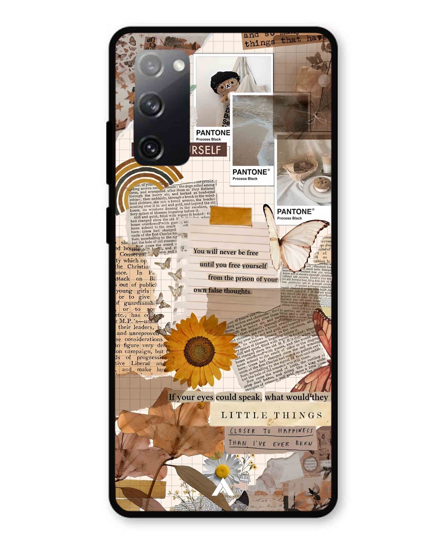 Little Things Metal Back Cover Phone Case for Samsung Galaxy S20 Fe