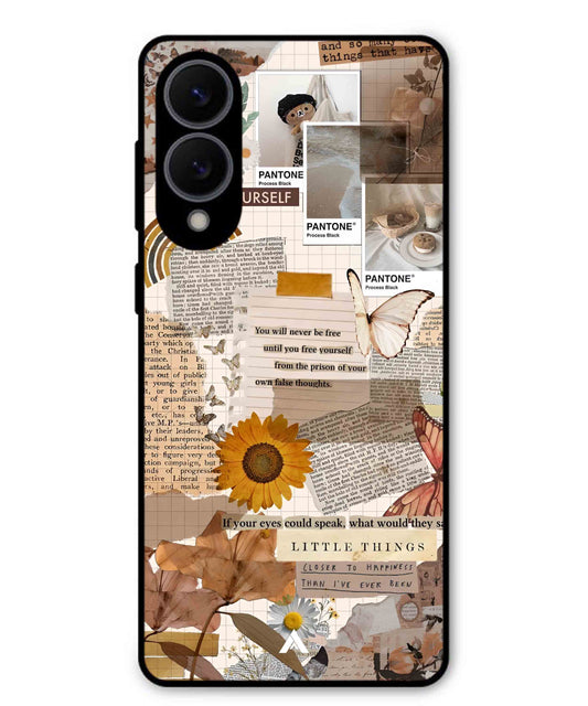 Little Things Metal Back Cover Phone Case for Samsung Galaxy S25 Edge