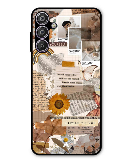 Little Things Metal Back Cover Phone Case for Samsung Galaxy S25 Plus