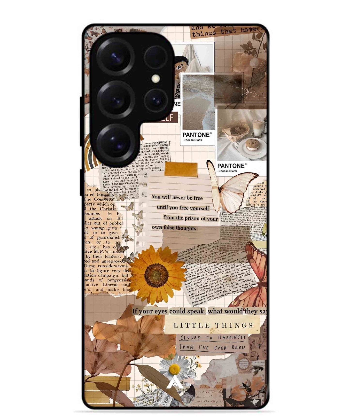Little Things Metal Back Cover Phone Case for Samsung Galaxy S25 Ultra