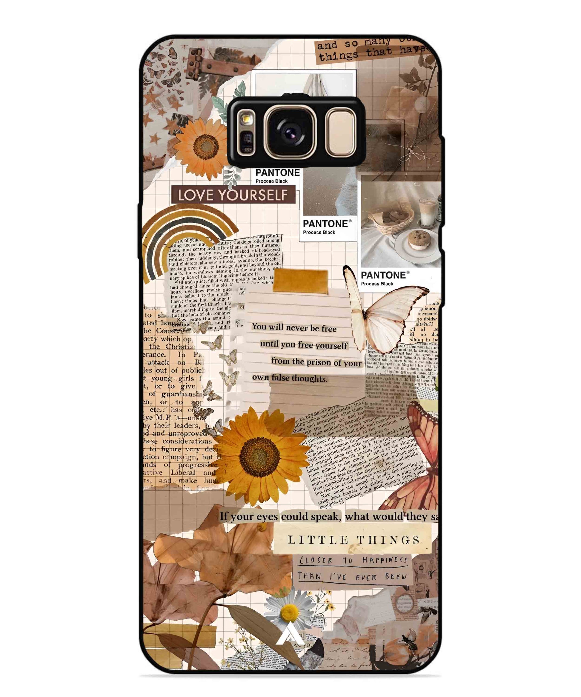 Little Things Metal Back Cover Phone Case for Samsung Galaxy S8 Plus