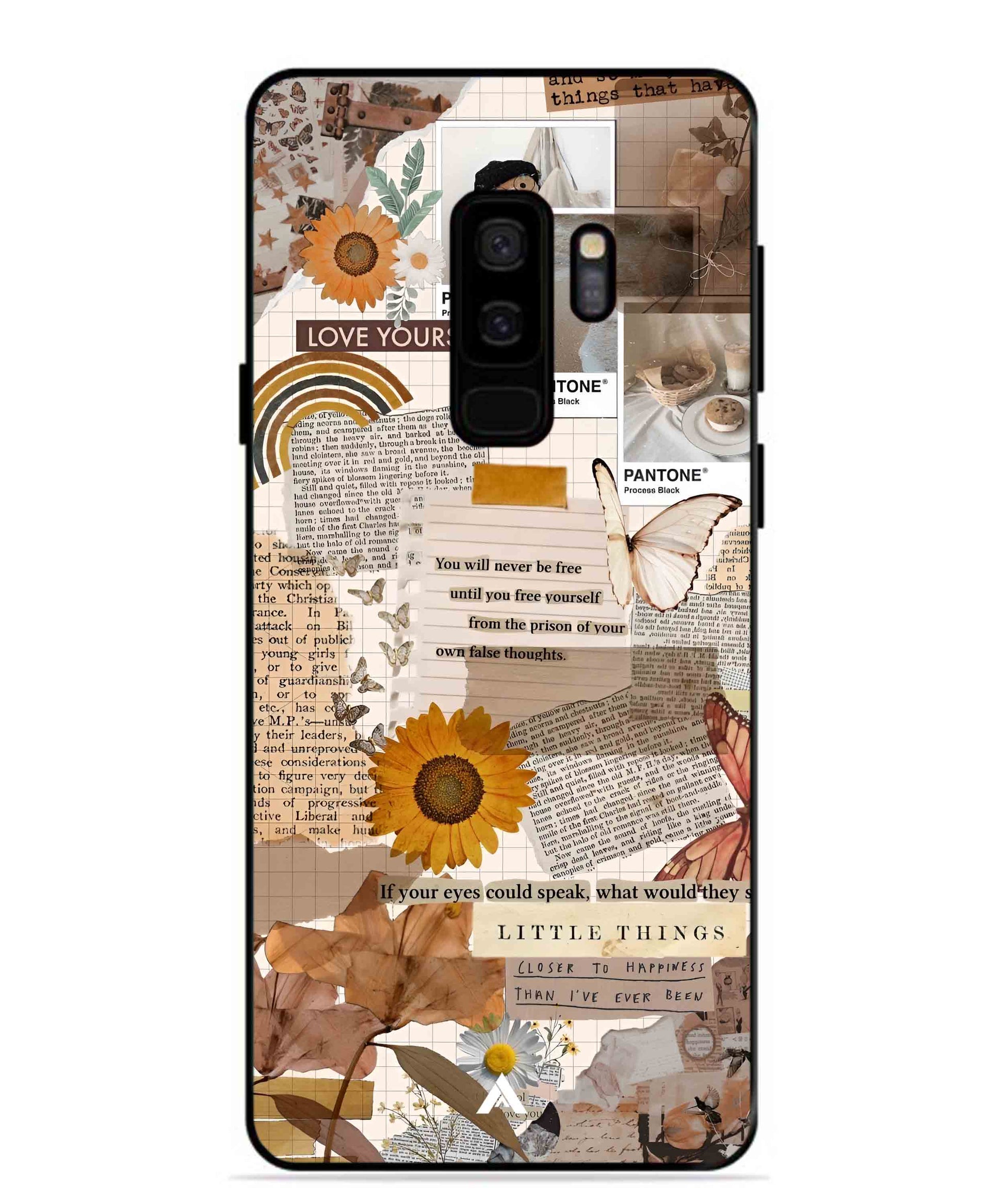 Little Things Metal Back Cover Phone Case for Samsung Galaxy S9 Plus