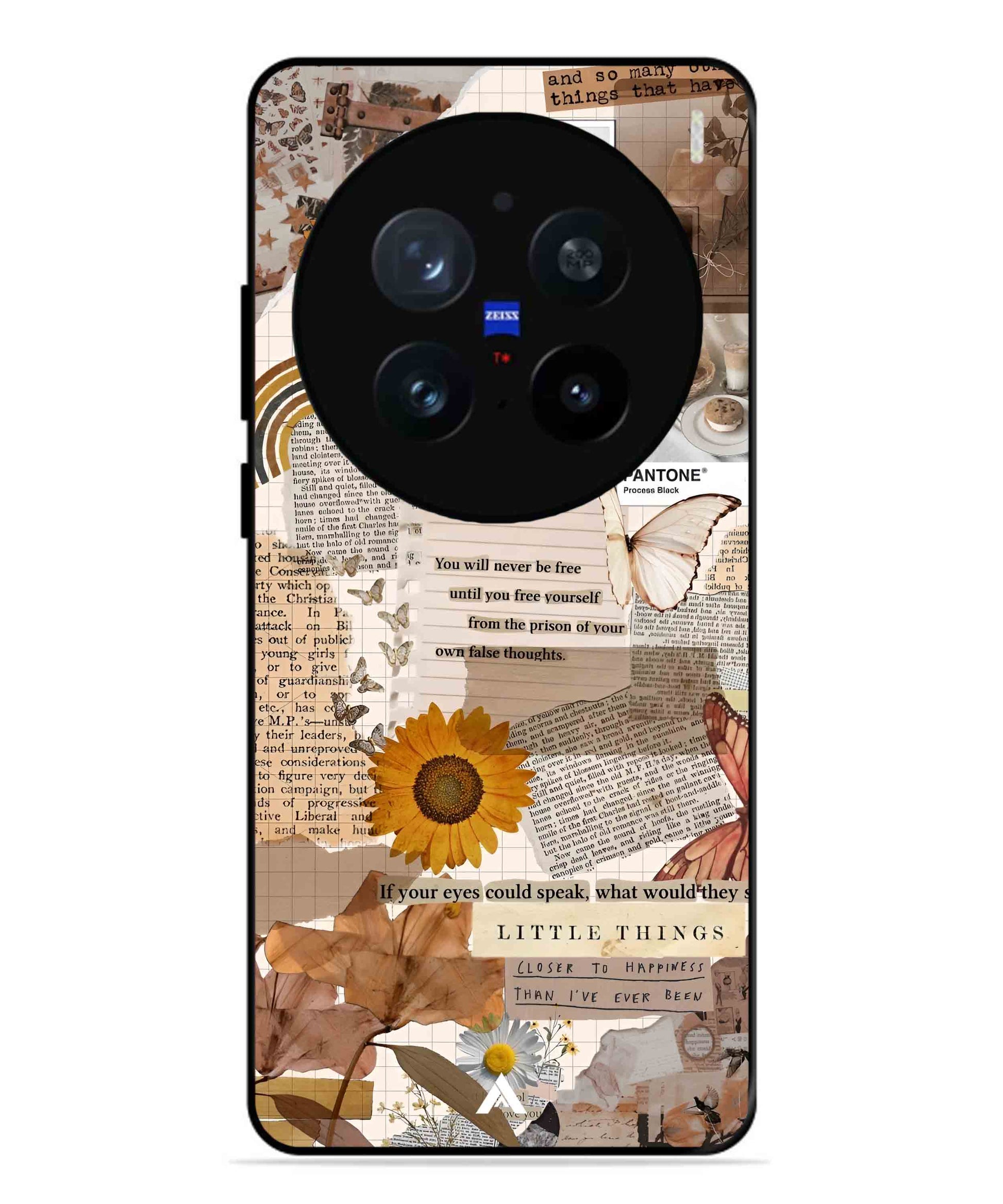 Little Things Metal Back Cover Phone Case for Vivo X200 Pro