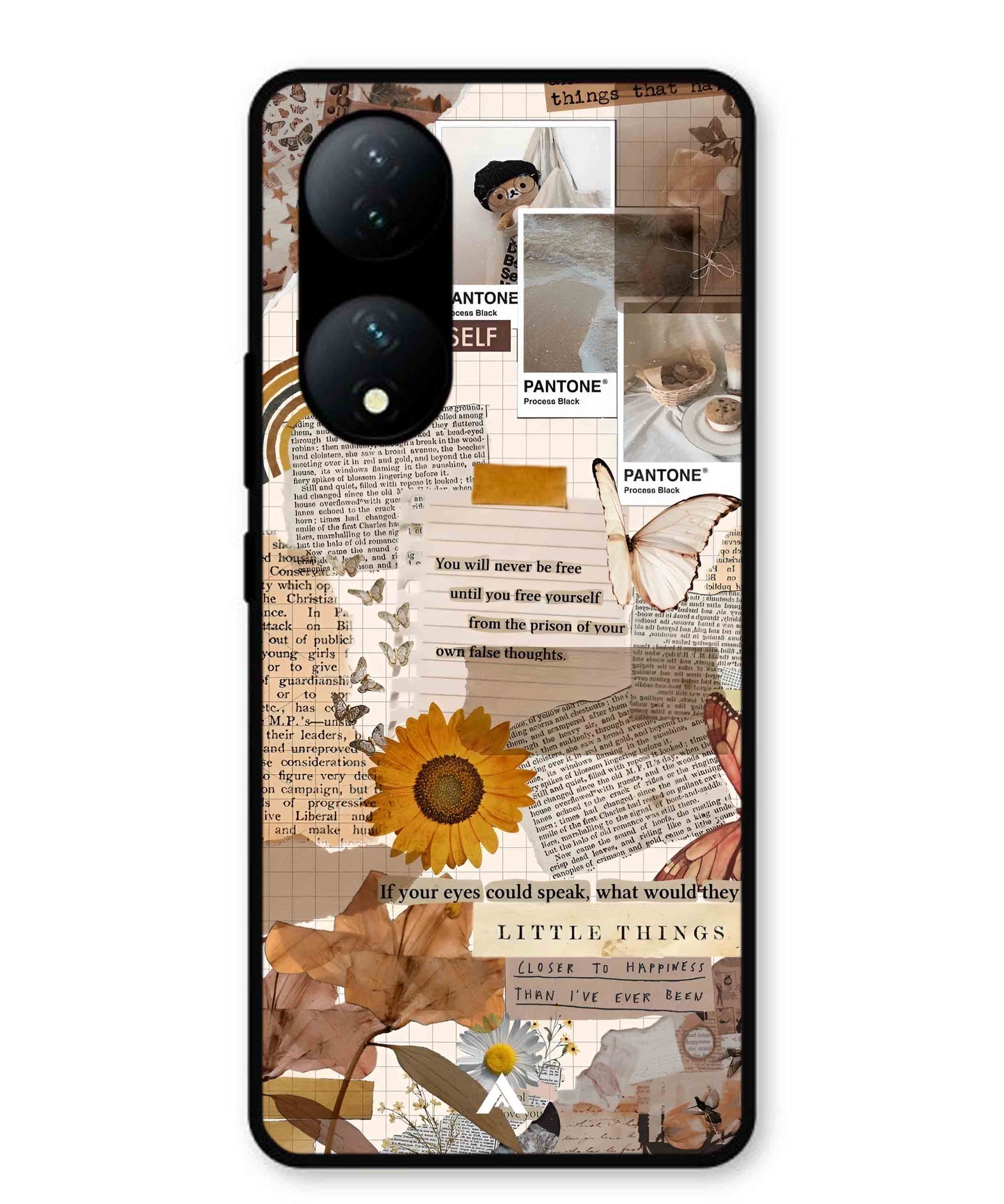 Little Things Metal Back Cover Phone Case for Vivo Y100