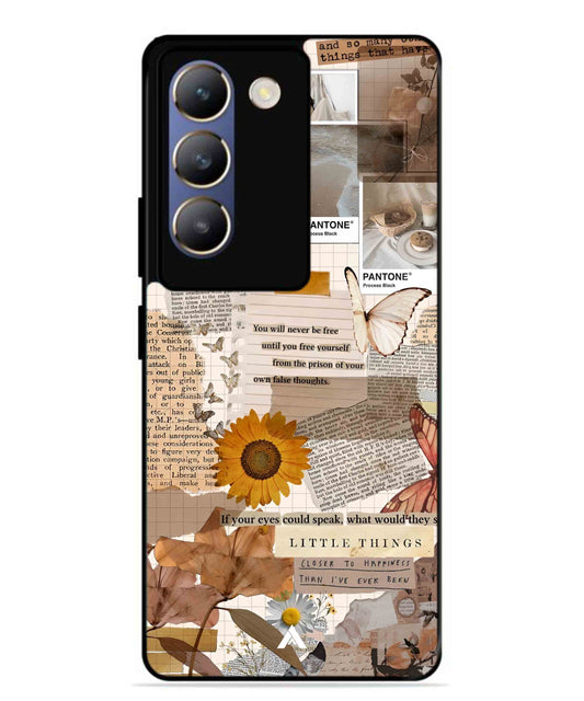Little Things Metal Back Cover Phone Case for Vivo Y200e