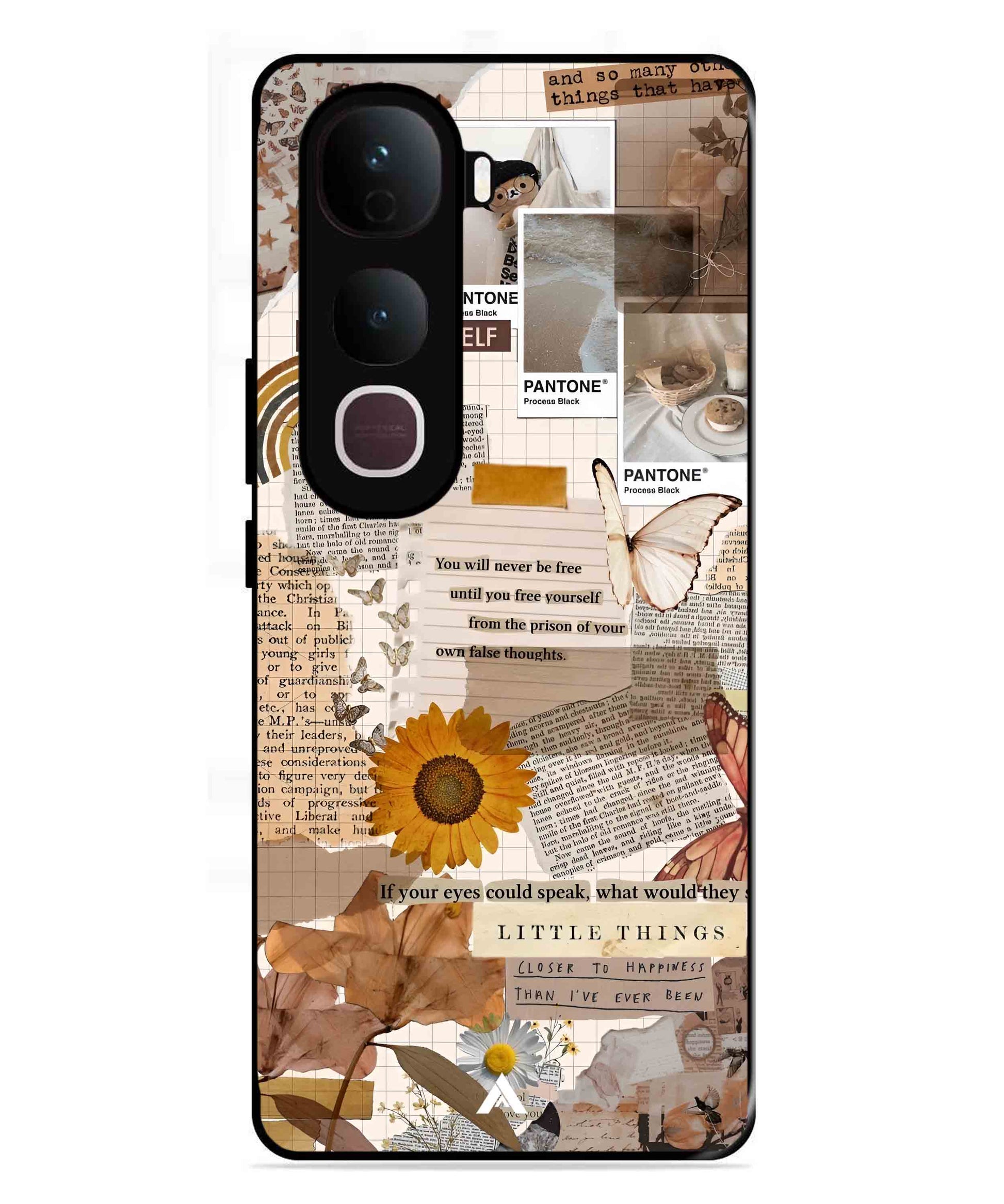 Little Things Metal Back Cover Phone Case for Vivo Y400 Pro