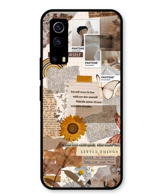 Little Things Metal Back Cover Phone Case for Vivo Y53s