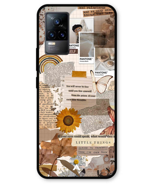 Little Things Metal Back Cover Phone Case for Vivo Y73