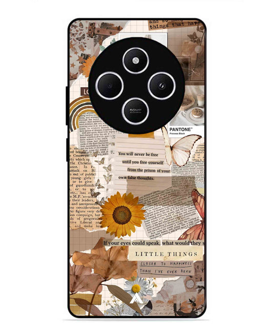 Little Things Metal Back Cover Phone Case for Xiaomi Redmi 14C