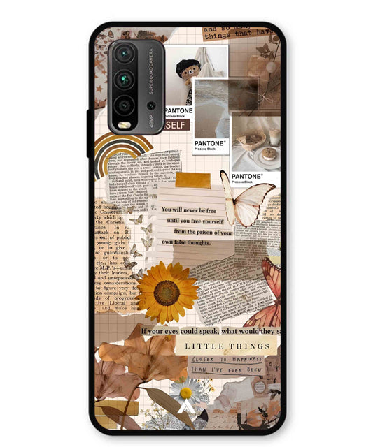 Little Things Metal Back Cover Phone Case for Xiaomi Redmi 9 Power