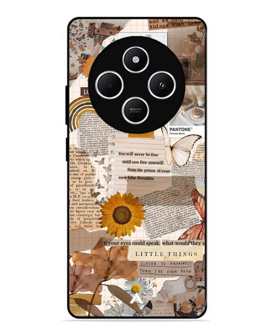 Little Things Metal Back Cover Phone Case for Xiaomi Redmi A4