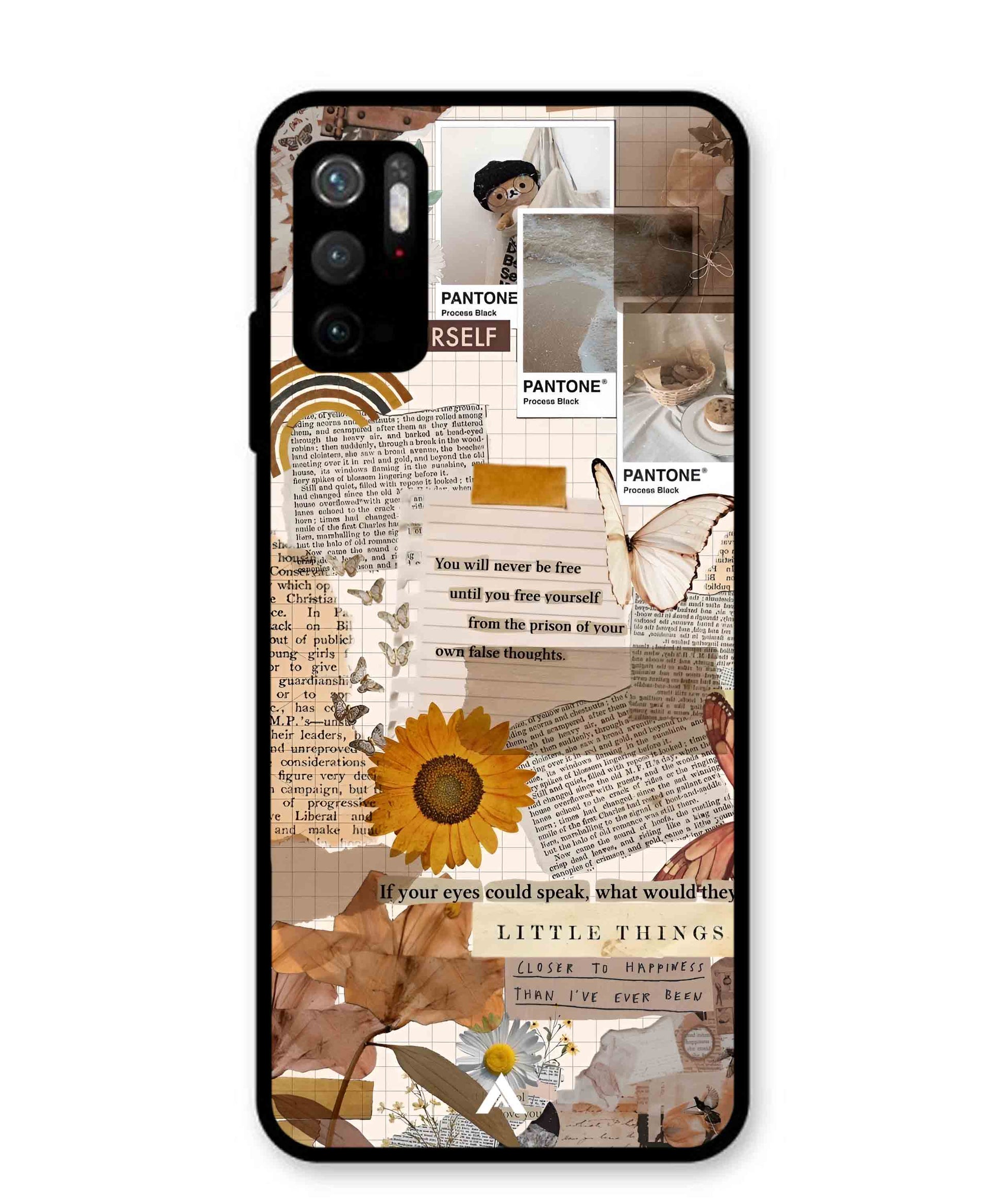 Little Things Metal Back Cover Phone Case for Xiaomi Redmi Note 10T