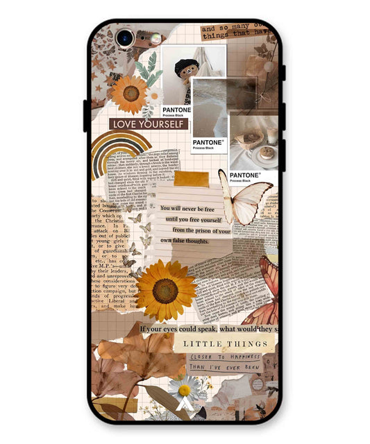 Little Things Metal Back Cover Phone Case for iPhone 11