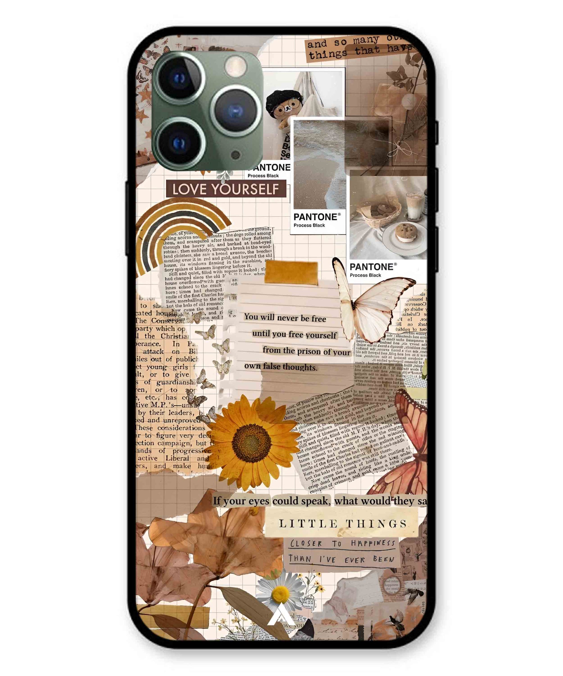 Little Things Metal Back Cover Phone Case for iPhone 11 Pro