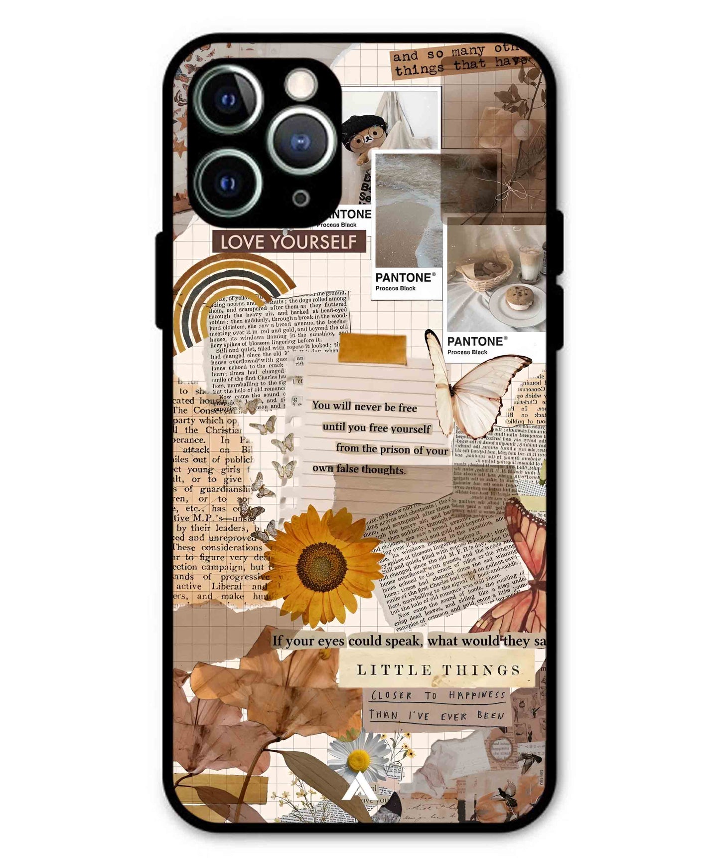 Little Things Metal Back Cover Phone Case for iPhone 11 Pro Max