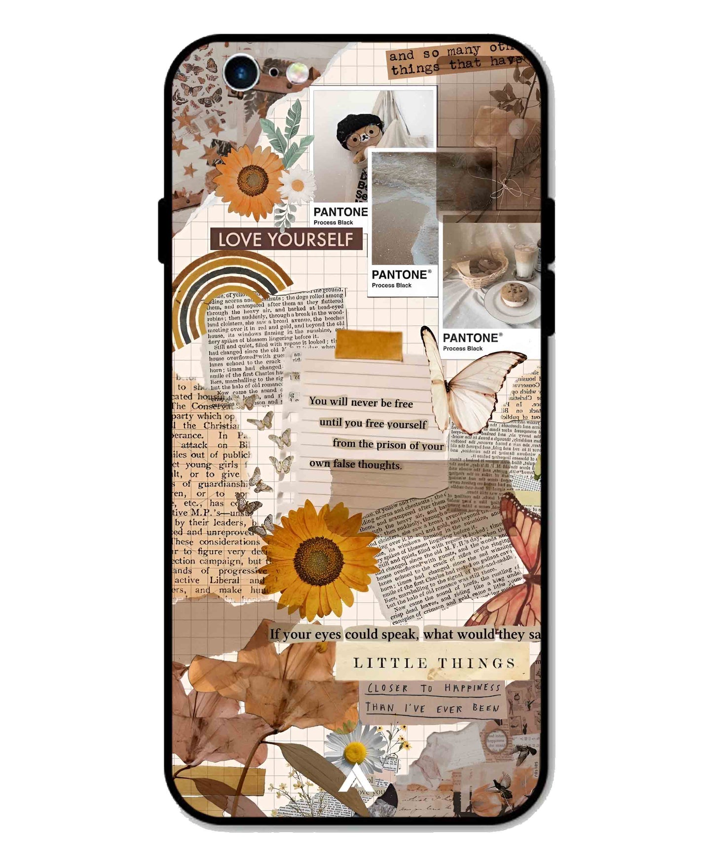 Little Things Metal Back Cover Phone Case for iPhone 6 Plus