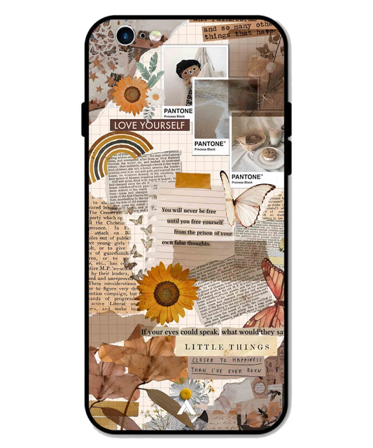 Little Things Metal Back Cover Phone Case for iPhone 6s