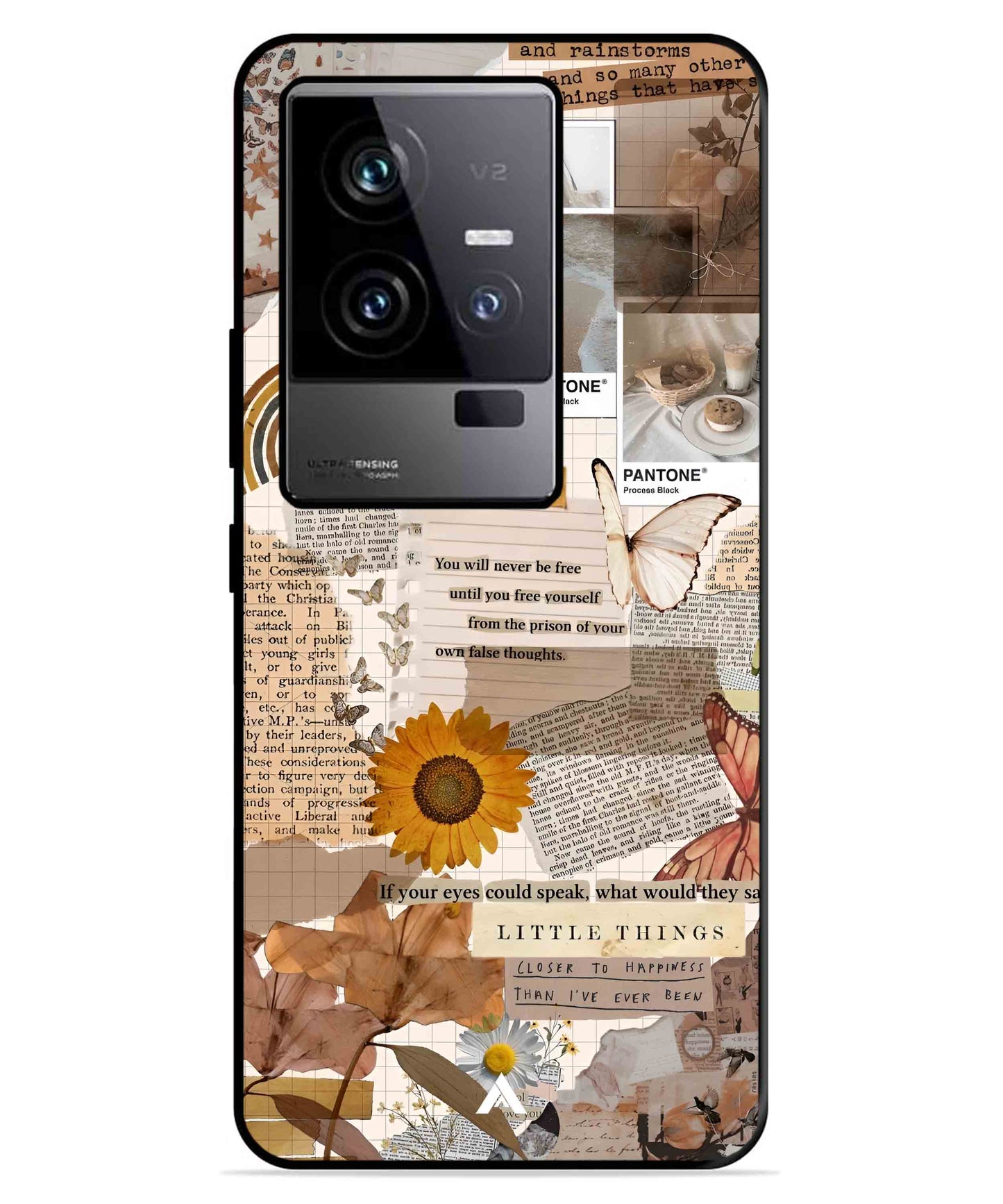 Little Things Metal Back Cover Phone Case for iQOO 11