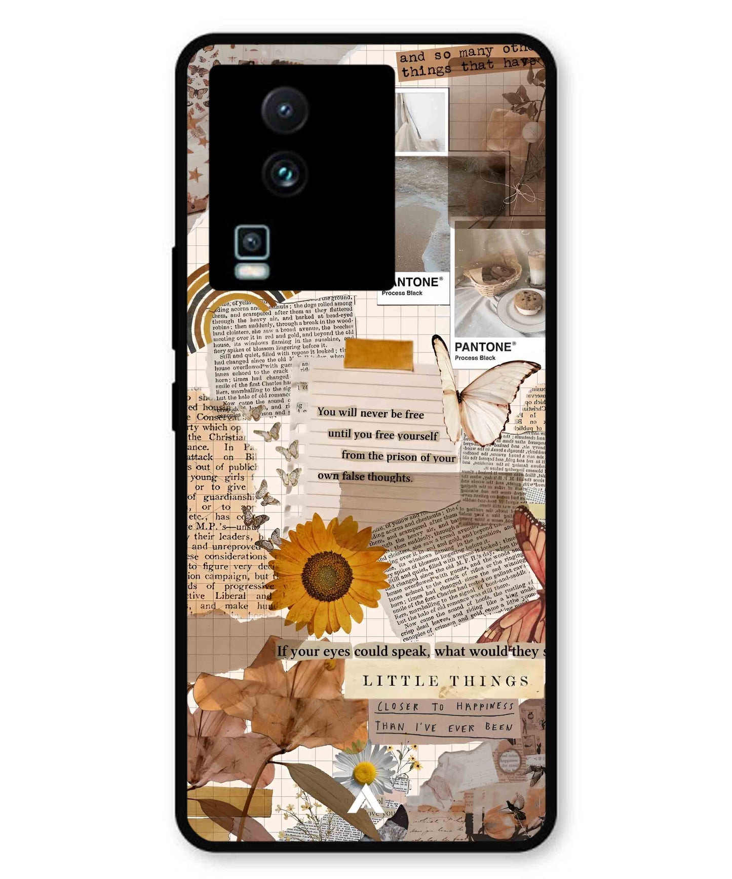 Little Things Metal Back Cover Phone Case for iQOO Neo 7