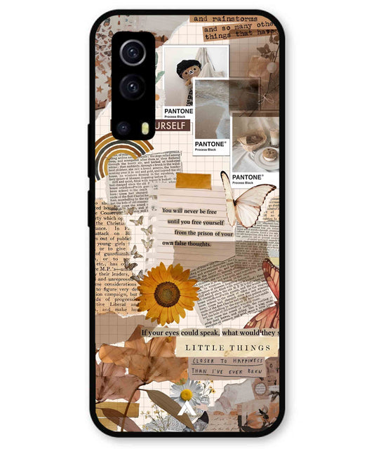 Little Things Metal Back Cover Phone Case for iQOO Z3