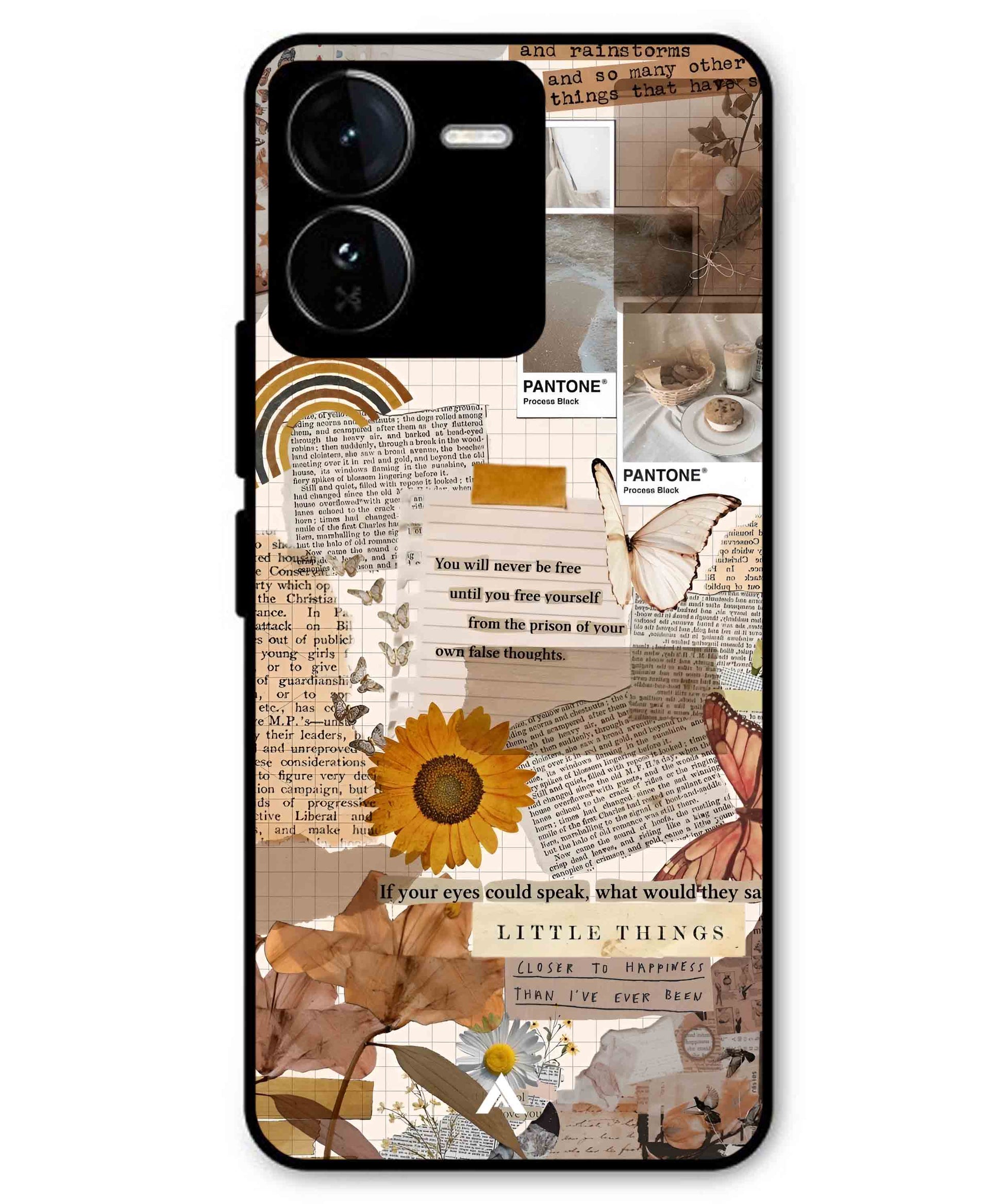 Little Things Metal Back Cover Phone Case for iQOO Z9