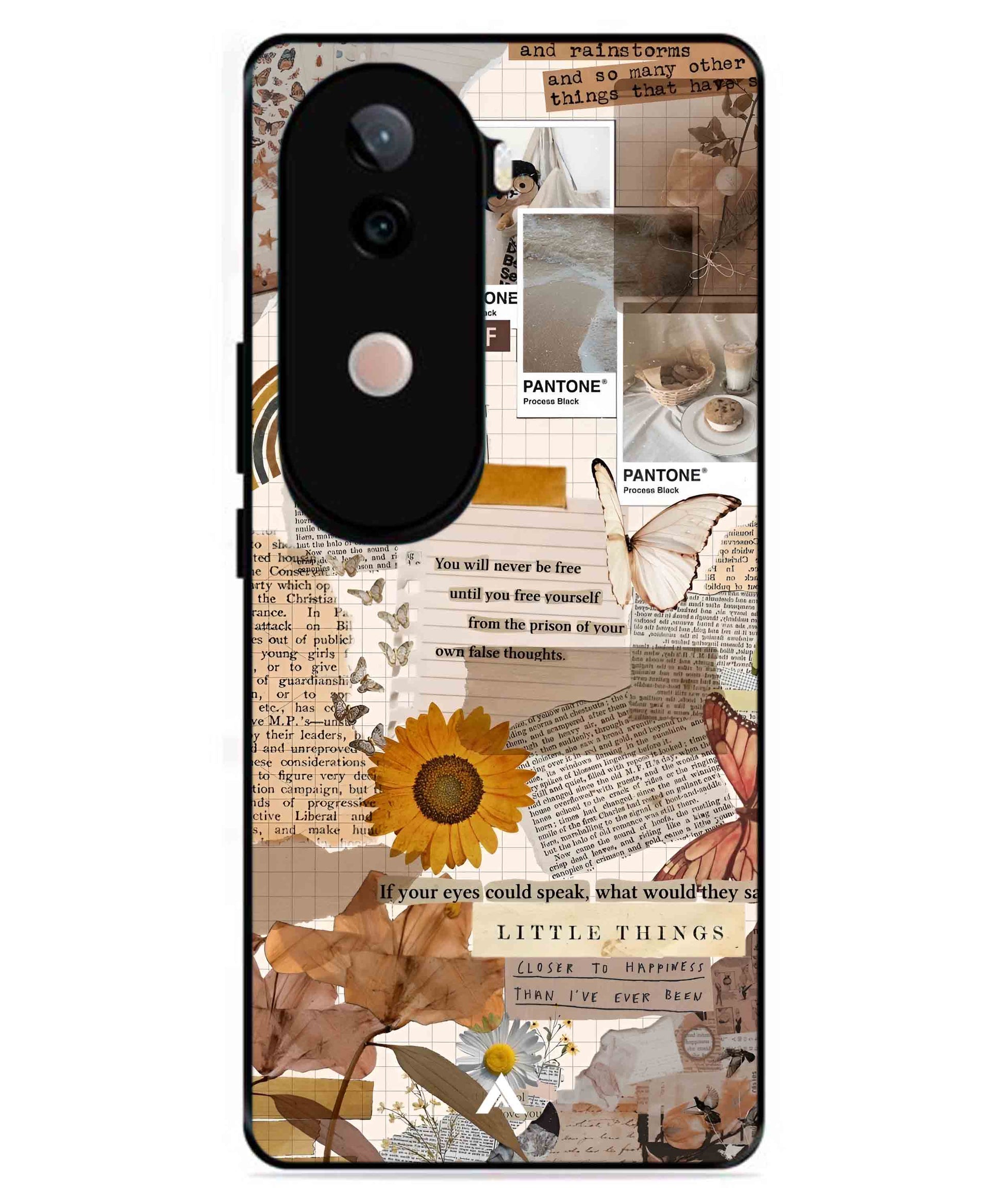 Little Things Metal Back Cover Phone Case for iQOO Z9s