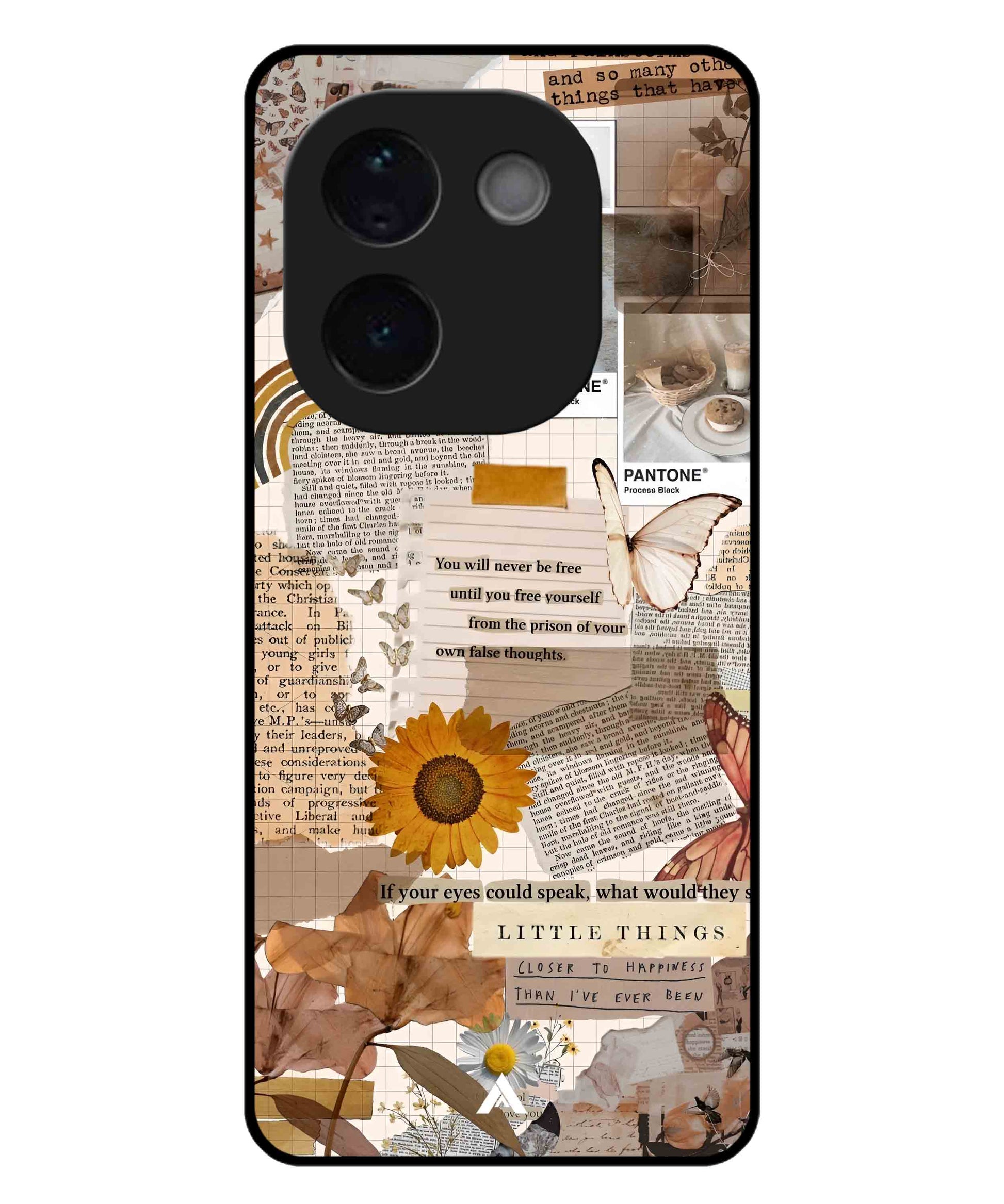 Little Things Metal Back Cover Phone Case for iQOO Z9s Pro